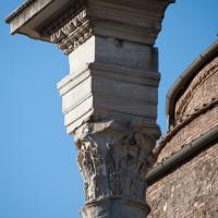 Temple of Romulus - View of one of the Corinthian Capitals of the Temple of Romulus