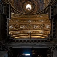 Sant'Agnese in Agone - Interior: Gilded vault before main altar