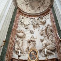 Sant'Agnese in Agone - Interior: Detail of  altar