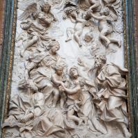 Sant'Agnese in Agone - Interior: Detail of main altar relief sculpture