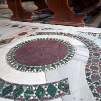 Basilica of San Clemente - Interior: Detail of aisle mosaic 