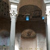 Santa Constanza - Interior: View of arcade from center altar