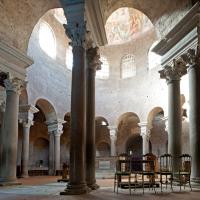 Santa Constanza - Interior: View from entrance to central altar