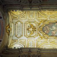 Santa Croce in Gerusalemme - Interior: View of ceiling from nave
