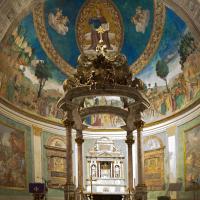 Santa Croce in Gerusalemme - Interior: View of main altar and domed apse