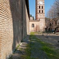 San Lorenzo fuori le Mura - View of the south exterior wall of San Lorenzo fuori le Mura