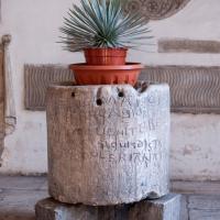 San Marco - Detail of ancient pot with inscription