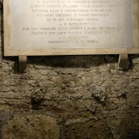 San Marco - Detail: tomb plaque inscription