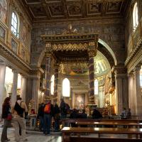 Santa Maria Maggiore - View of the baldachin of Santa Maria Maggiore
