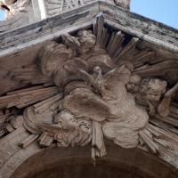 Santa Maria Maggiore - View of sculptures on the facade of Santa Maria Maggiore