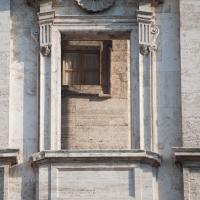 Santa Maria Maggiore - View of a window on the apse facade of Santa Maria Maggiore