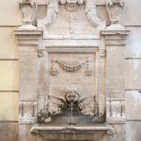 Santa Maria Maggiore - View of a fountain on the facade of Santa Maria Maggiore