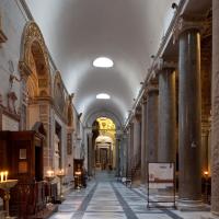 Santa Maria in Trastevere - View of the south aisle of Santa Maria in Trastevere