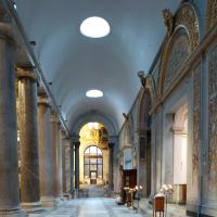 Santa Maria in Trastevere - View of the north aisle of Santa Maria in Trastevere