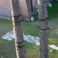 San Nicola in Carcere - View of ancient columns north of San Nicola in Carcere