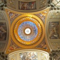 Chapel of Saint Paul of the Cross - View of the dome of the Chapel of Saint Paul of the Cross in Santi Giovanni e Paolo