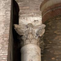Santi Giovanni e Paolo - View of a column capital in the atrium of Santi Giovanni e Paolo