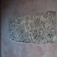 Tempietto - View of a fragmentary vegetal frieze in the Tempietto