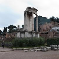Temple of Vesta - View of the Temple from the northwest