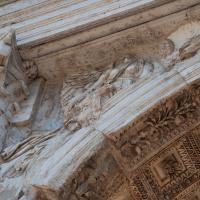 Arch of Titus - Detail: View of a Victory in the left Spandrel of the Western Face of the Arch of Titus