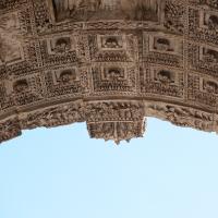 Arch of Titus - Detail: View of the underside of the Arch of Titus