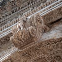 Arch of Titus - Detail: View of the Keystone Decoration on the Arch of Titus