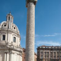 Trajan's Column - View of Trajan's Column looking East