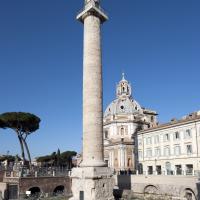 Trajan's Column - View of Trajan's Column looking Northwest