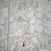 Trajan's Column - Detail of relief carvings on Trajan's Column
Scene LXXVIII (Winged Victory and trophy)