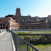 Trajan's Market - View of Trajan's Market from the Forum
