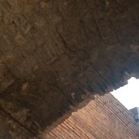 Trajan's Market - Exterior: View of the underside of a brickwork arch in Trajan's Market