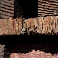 Trajan's Market - Exterior: View of Brickwork in Trajan's Market
