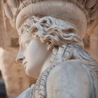Attic of the Forum of Augustus - Detail: Caryatid