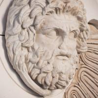 Attic of the Forum of Augustus - Reconstruction: Head of Zeus Ammon