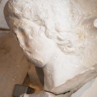 Reconstruction of the Attic from the Forum of Nerva - Detail: View of Sculpture Installation