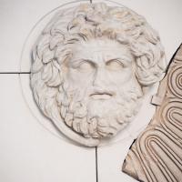 Head of Zeus Ammon - View of Sculpture Installation