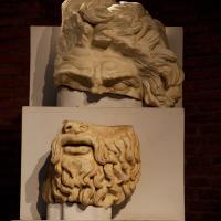 Head of Zeus Ammon - View of Sculpture Fragment