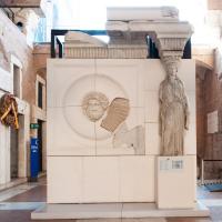 Reconstruction of the Attic of the Forum of Augustus - Interior: View of Sculpture Installation