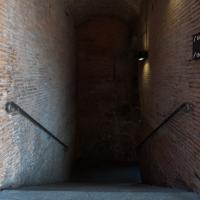 Museum of the Imperial Fora - Interior: View down a Stairway in the Museum of the Imperial Fora
