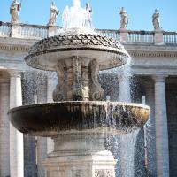 Saint Peter's Square - Exterior: View of North Fountain