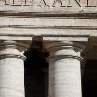 Saint Peter's Square - Detail: View of Capitals from the Square