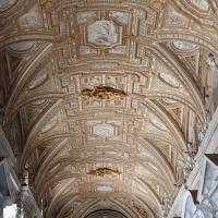 Saint Peter's Basilica - Exterior: View of Ceiling of the Portico of St. Peter's Basilica looking south