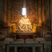 Pieta - Interior: View of Pieta by Michelangelo