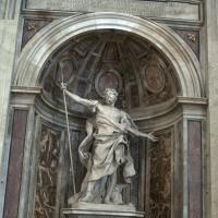 Saint Longinus - View of St. Longinus Statue by Bernini