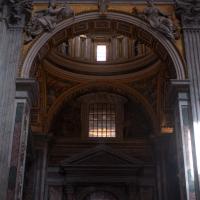 Saint Peter's Basilica - Interior: View of Arch Looking towards Gregorian Chapel