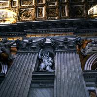 St. Lucy Filippini - Interior: View of statue of St. Lucy Filippini by Silvio Silva