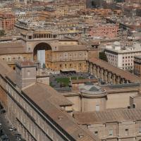 Cortile Della Pigna - Exterior: View of the Cortile Della Pigna of the Vatican Museums from the Dome of Saint Peter's Basilica