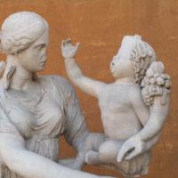 Female Statue with a Child - Detail