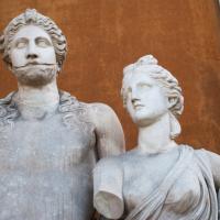 Male and Female Statue Group - Detail