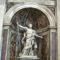 Saint Longinus - View of Statue of Saint Longinus by Bernini